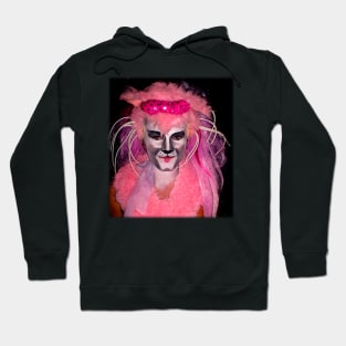 drag queen pink kitten Hoodie